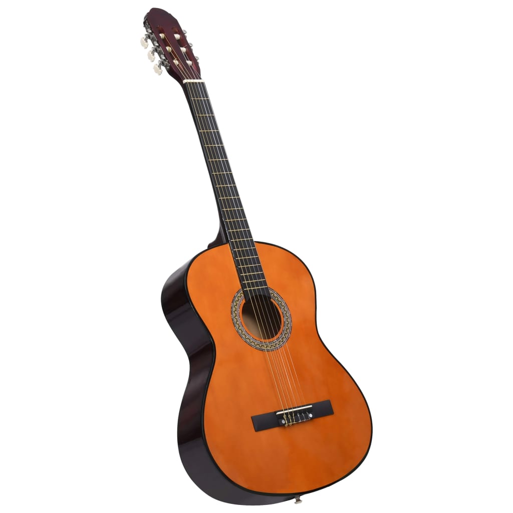 vidaXL Guitar Classical Guitar Acoustic Guitar for Beginner Train 4/4 Basswood-1