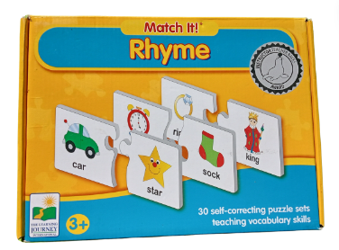 The Learning Journey: Match It! - Rhyme - <Used Item- Great Condition>