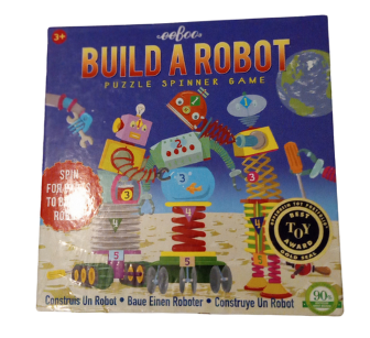 eeBoo Build a Robot Puzzle Spinner Game- <Used Item- Excellent Condition>