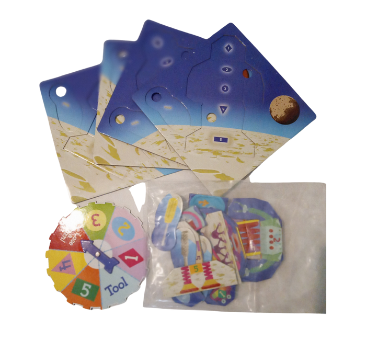 eeBoo Build a Robot Puzzle Spinner Game- <Used Item- Excellent Condition>