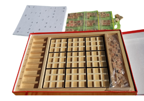 Smart Minds Wood Sudoku Board <Used Item- Good Condition- Replaced 1 Tile>