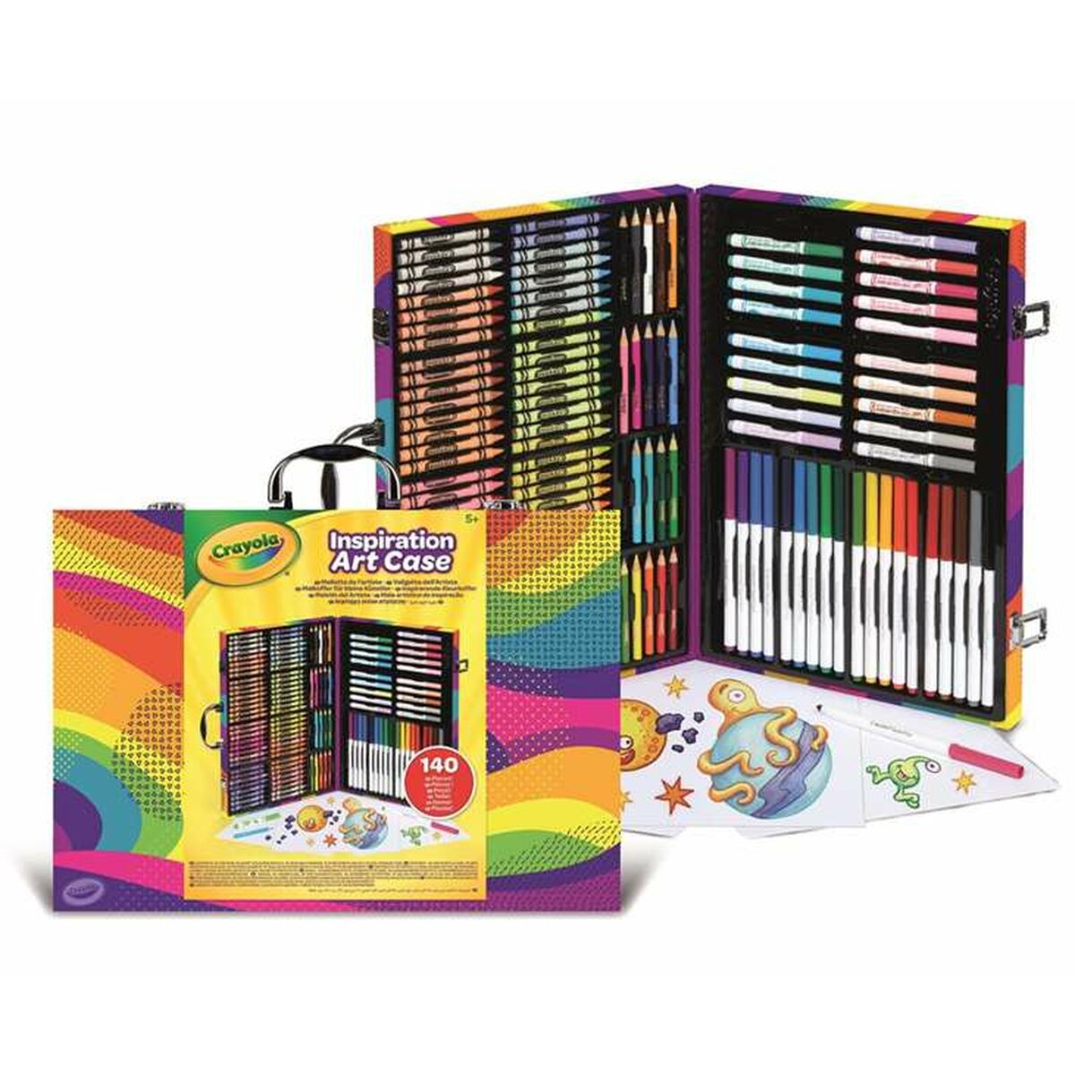 Комплект бои Crayola Rainbow 140 Части-0