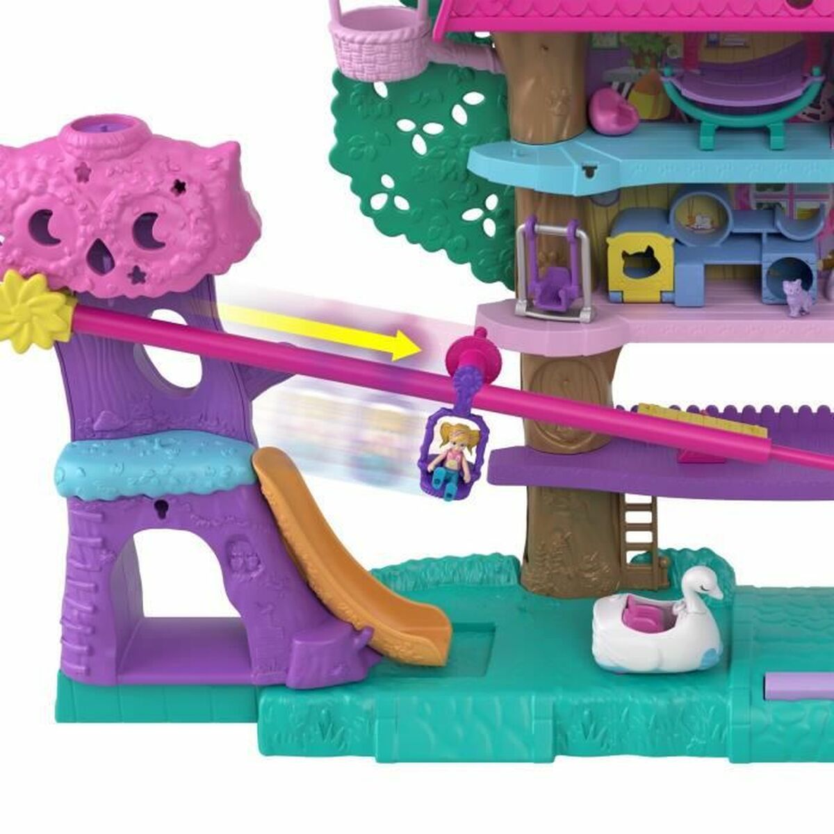 Playset Polly Pocket House In The Trees-3