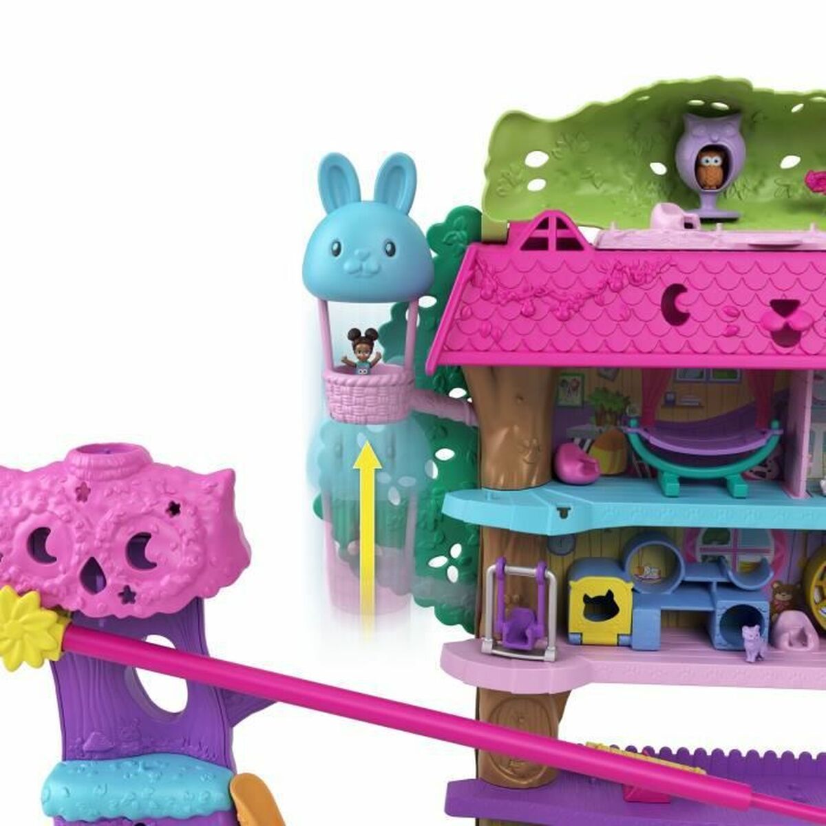 Playset Polly Pocket House In The Trees-2