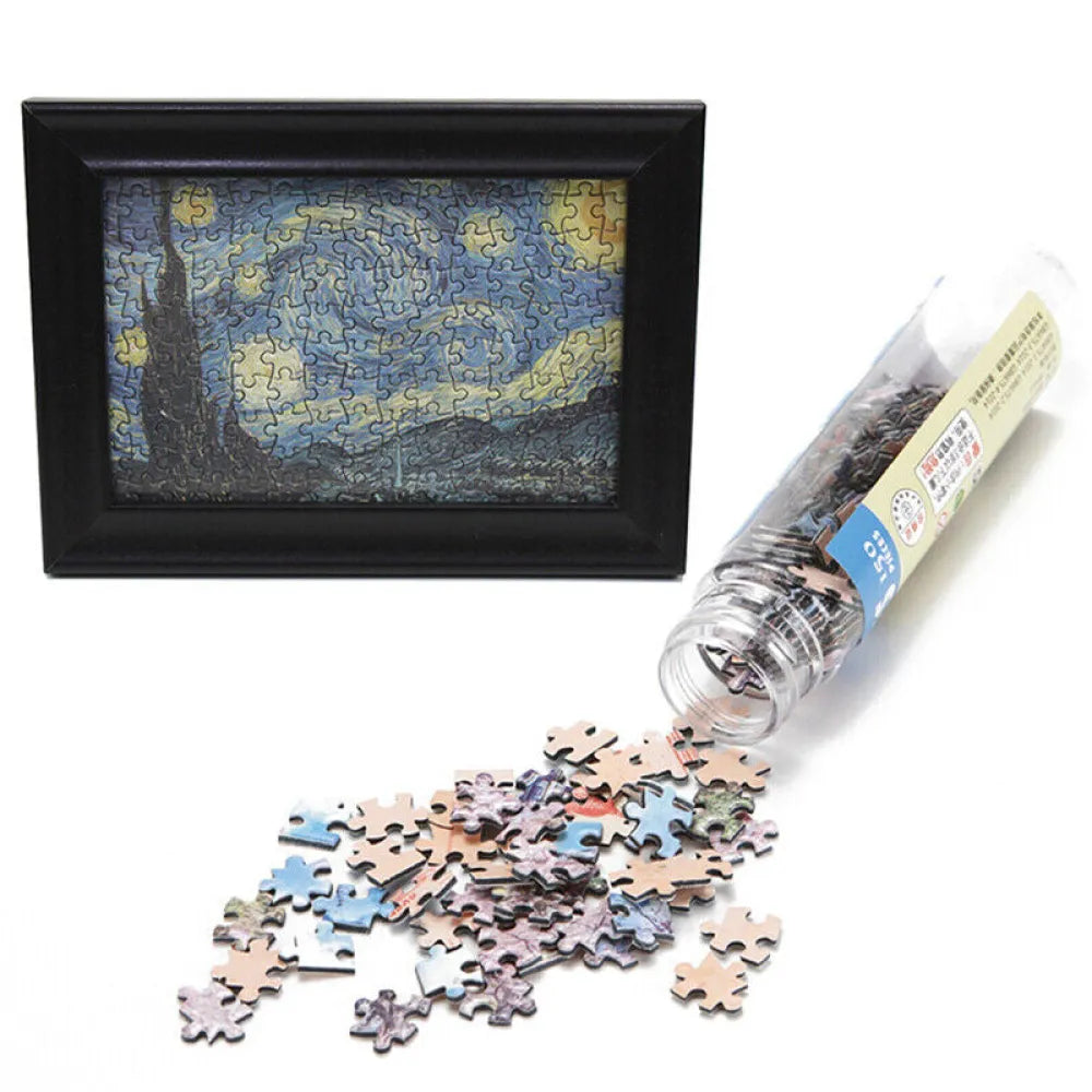 Vibe Geeks 150 Pcs Mini Test Tube Puzzle Challenging Adult Jigsaw Micro Puzzle-2