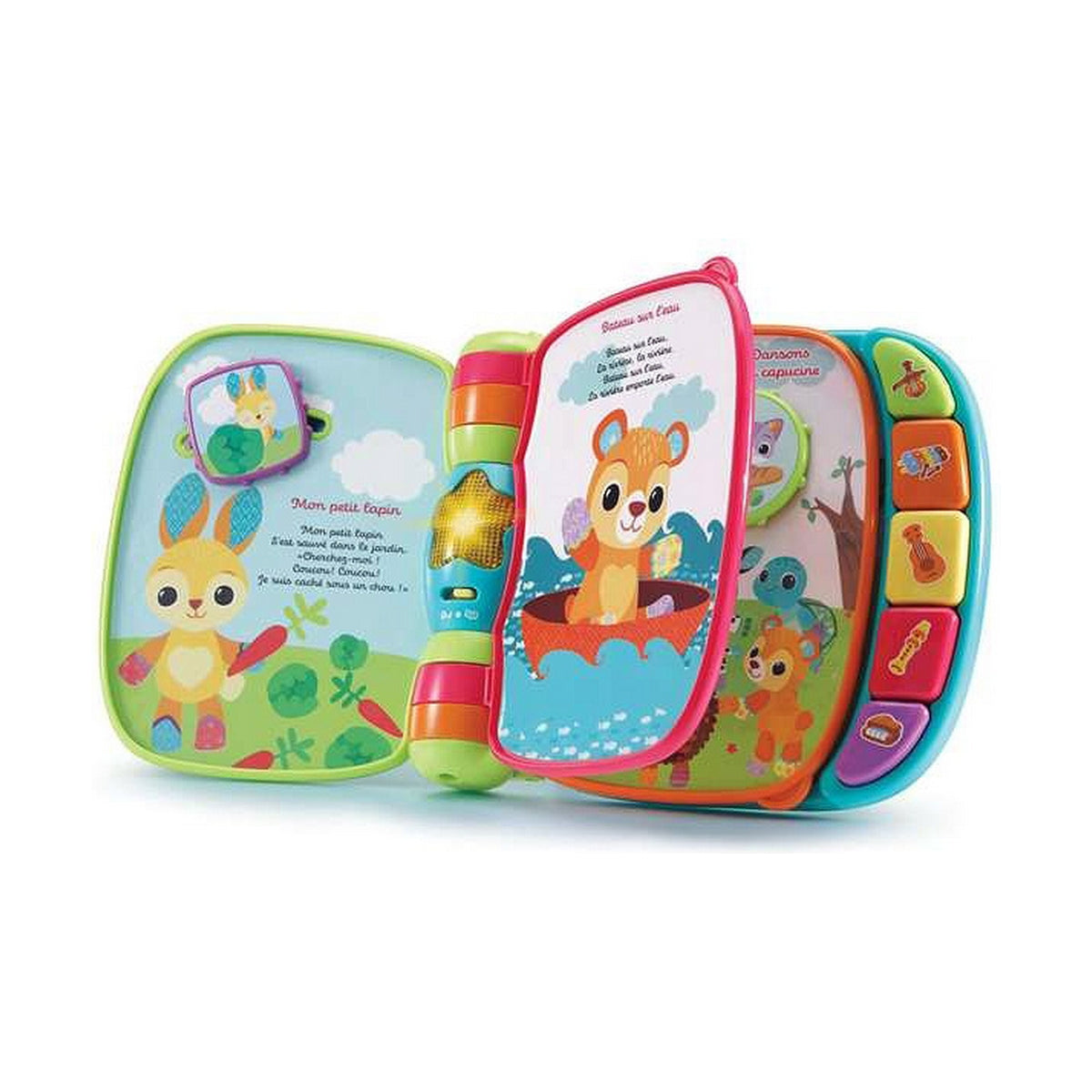 Бебешка играчка Vtech Libro musical primeras canciones. 19 x 22 x 4 cm-5