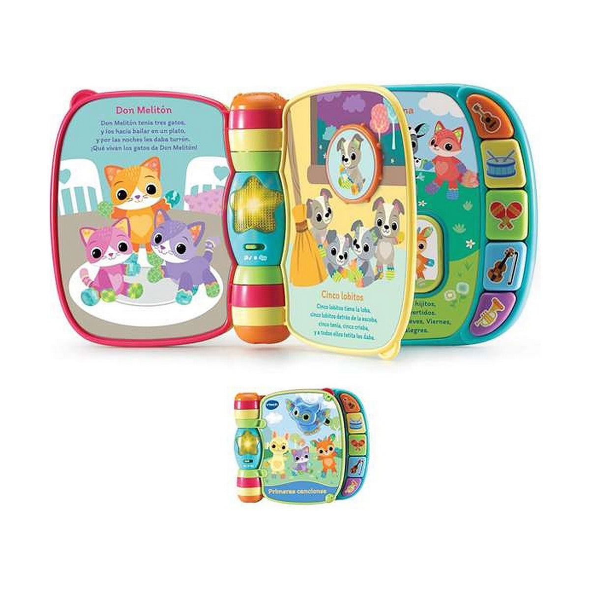 Бебешка играчка Vtech Libro musical primeras canciones. 19 x 22 x 4 cm-4