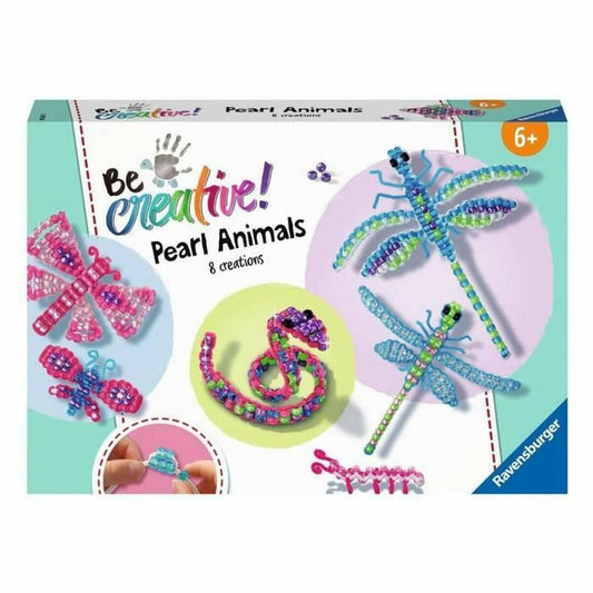 Занаятчийска игра Ravensburger Be creative! Pearls Animals-0