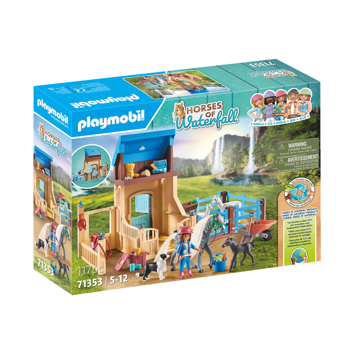 Playset Playmobil 71353 Horses of Waterfall 117 Части-1