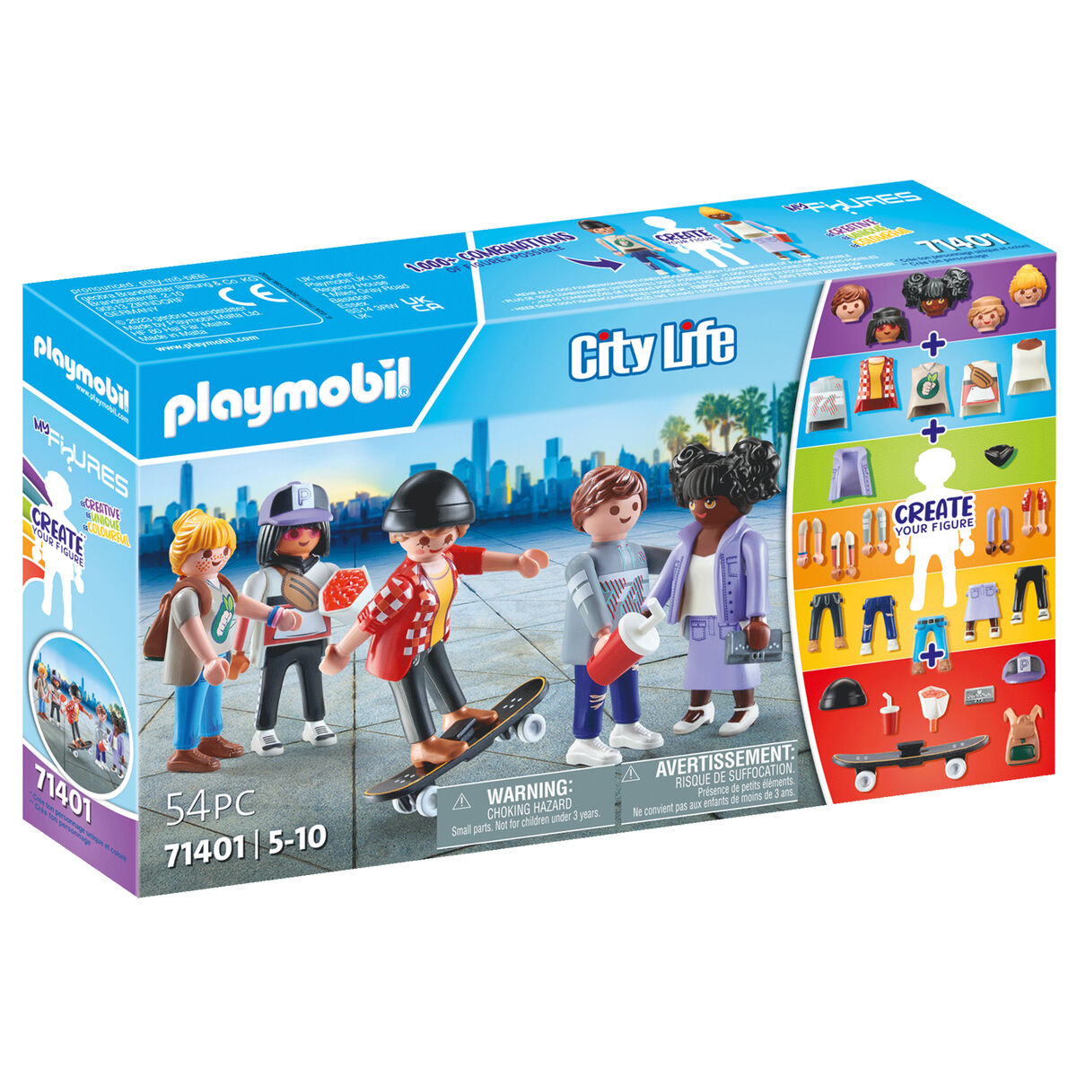 Playset Playmobil 71401 City life 54 Части-1