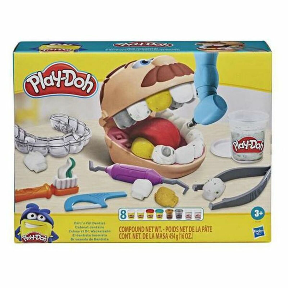 Игра от Пластелин Play-Doh F1259 8 botes Dentista-2