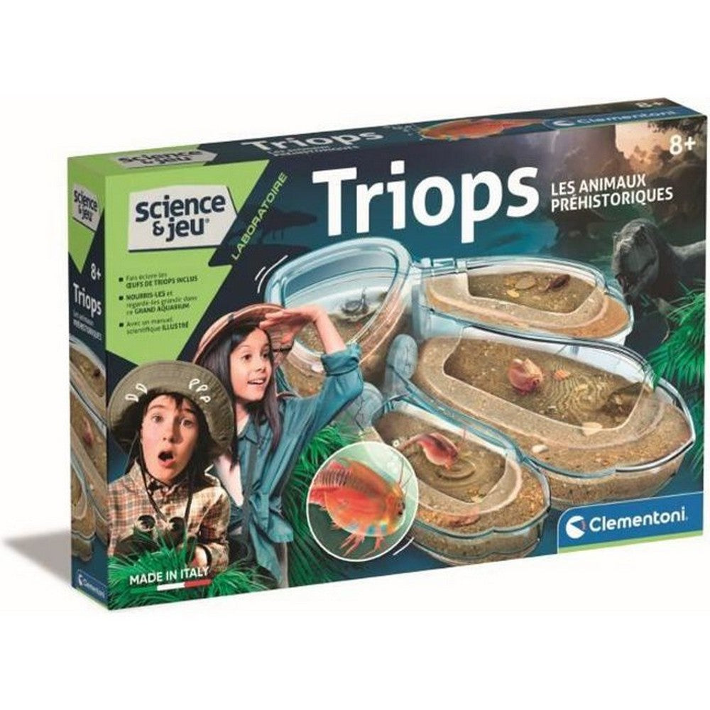 Научна Игра Clementoni Triops Les animaux préhistoriques FR-0