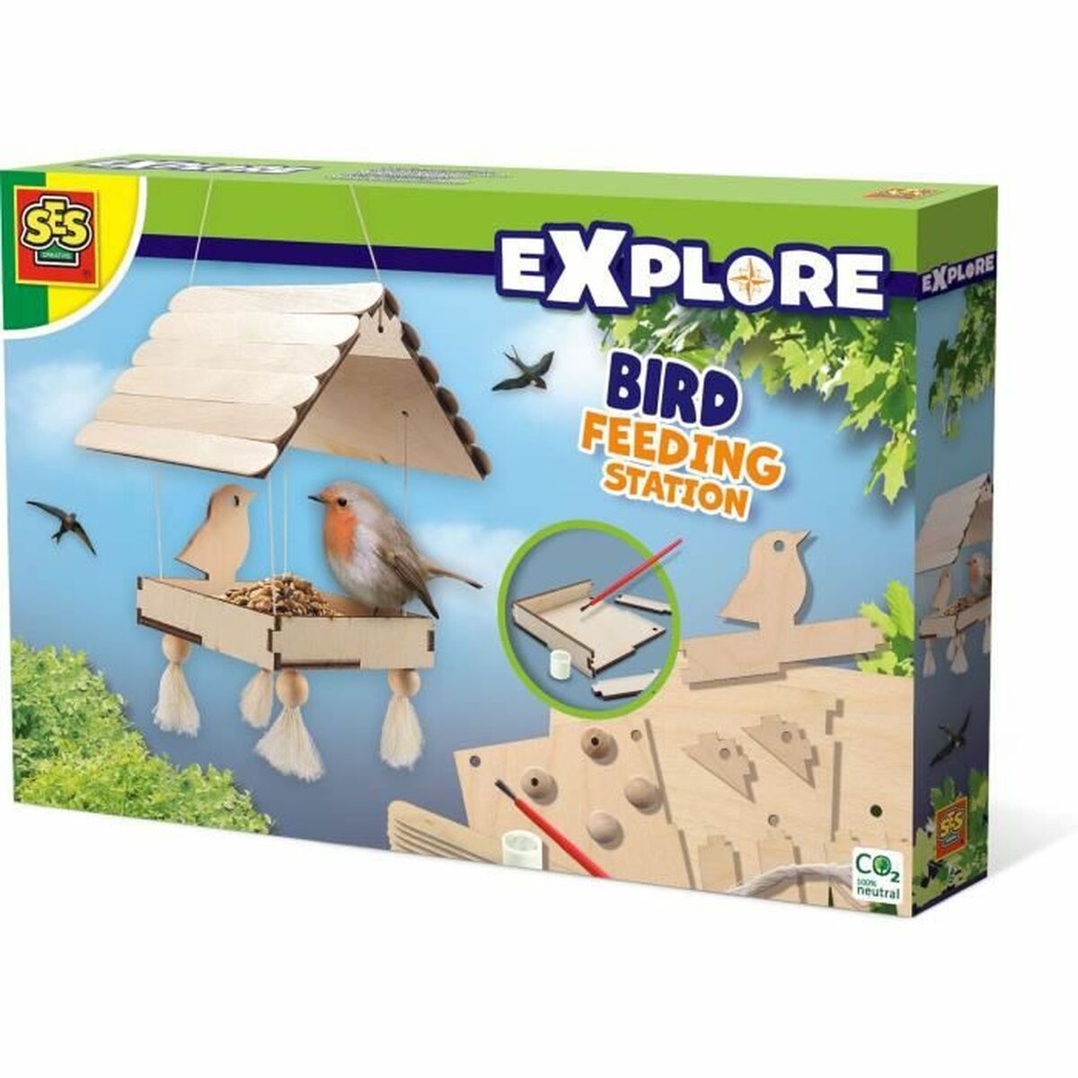 Занаятчийска игра SES Creative Bird feeder-0