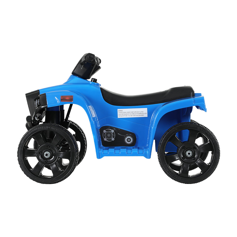 Rigo Kids Ride On ATV Quad Motorbike Car 4 Wheeler Electric Toys Battery Blue-3