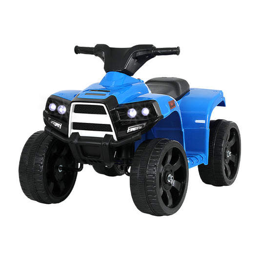 Rigo Kids Ride On ATV Quad Motorbike Car 4 Wheeler Electric Toys Battery Blue-0