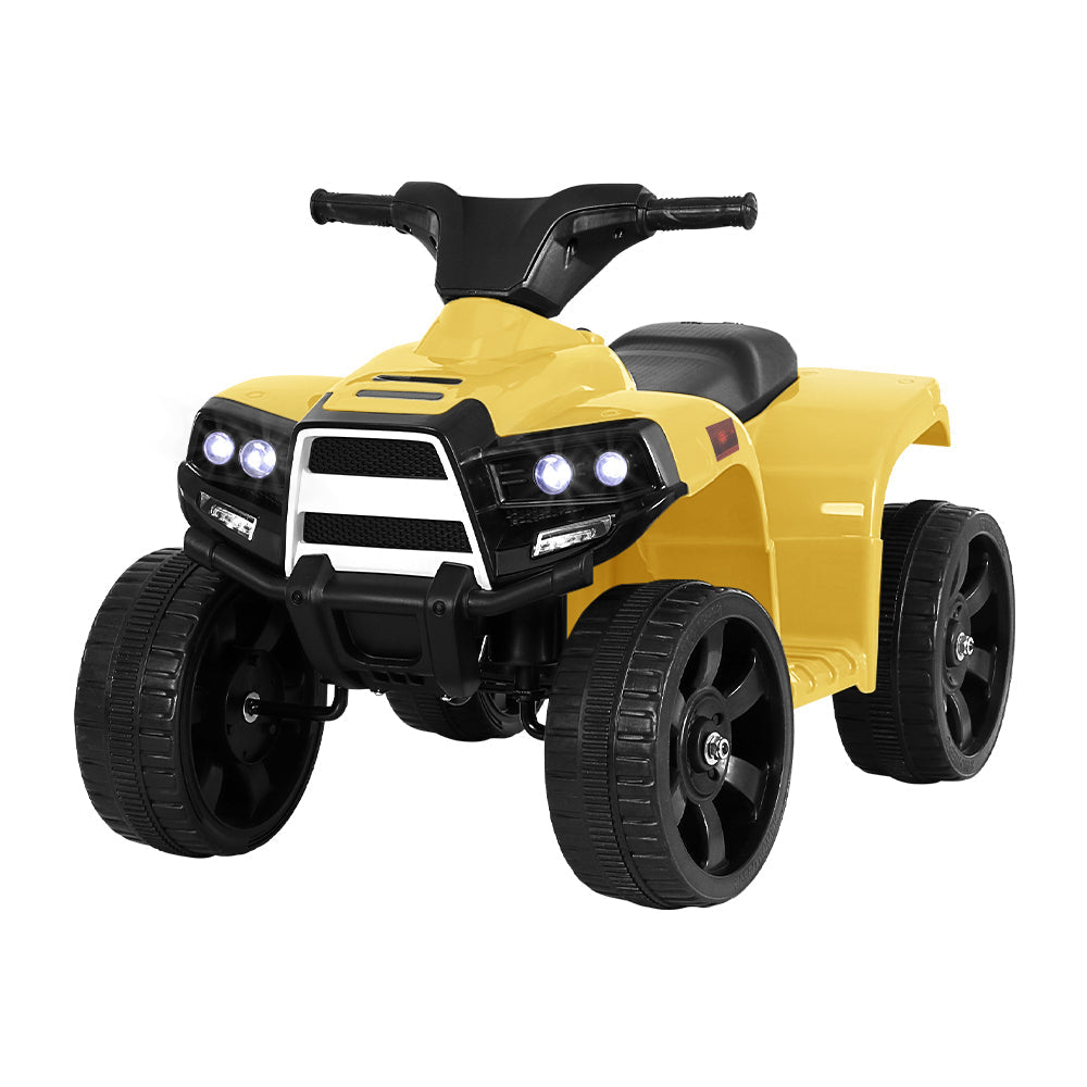 Rigo Kids Ride On ATV Quad Motorbike Car 4 Wheeler Electric Toys Battery Yellow-0