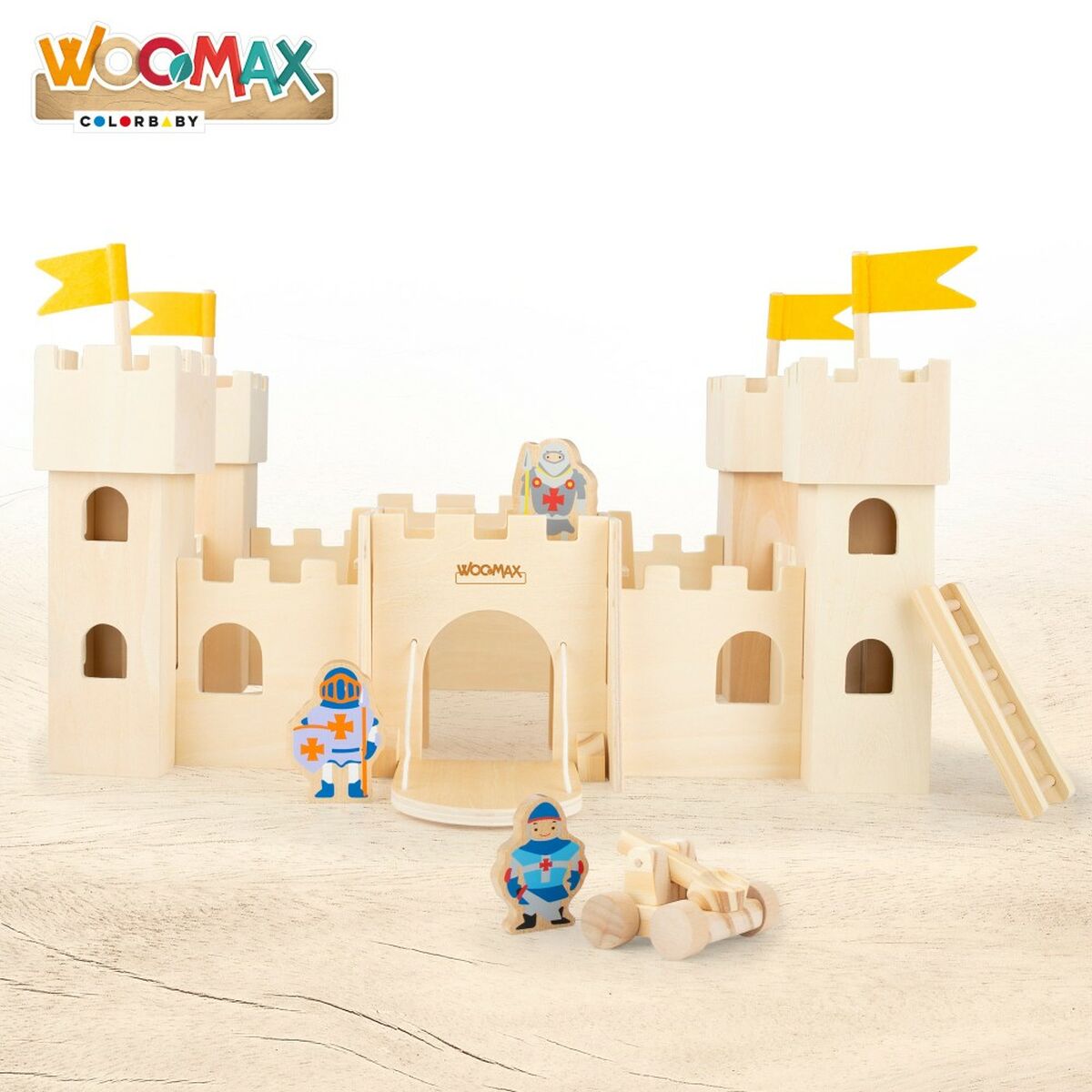 Замък Woomax Играчка 9 Части 2 броя-5