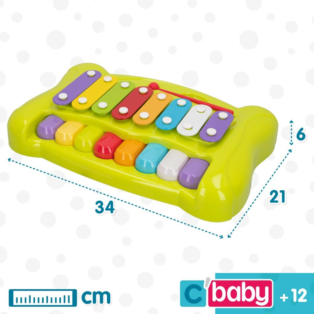 Музикална Играчка Colorbaby Метал Пластмаса 34 x 6 x 21 cm (6 броя)-1