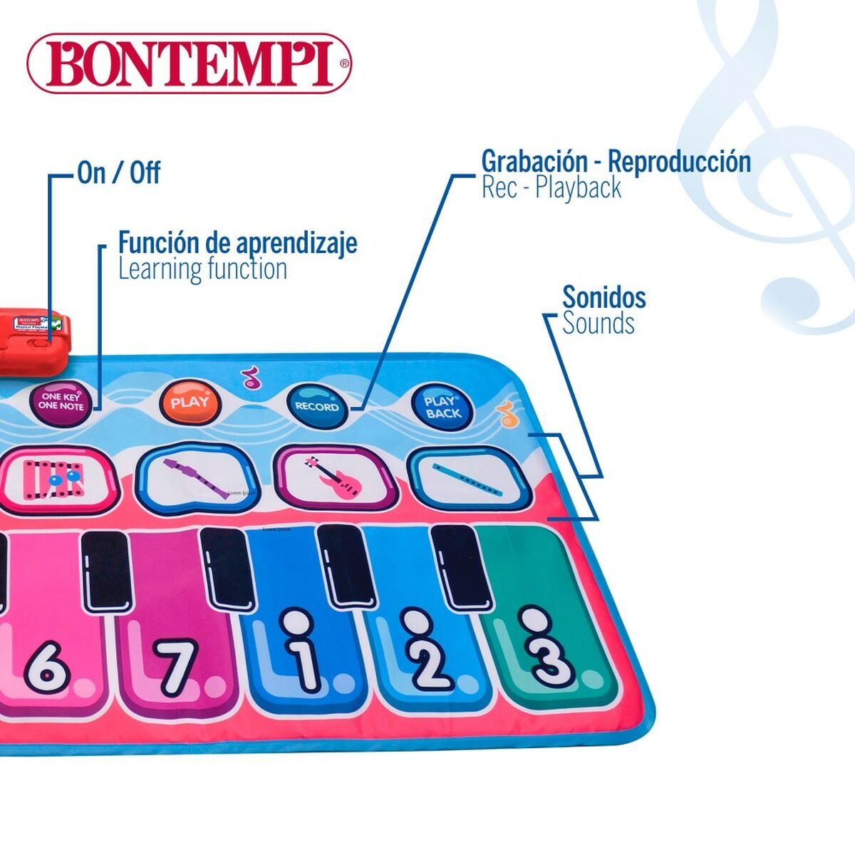 Образователно Пиано за Обучение Bontempi-3