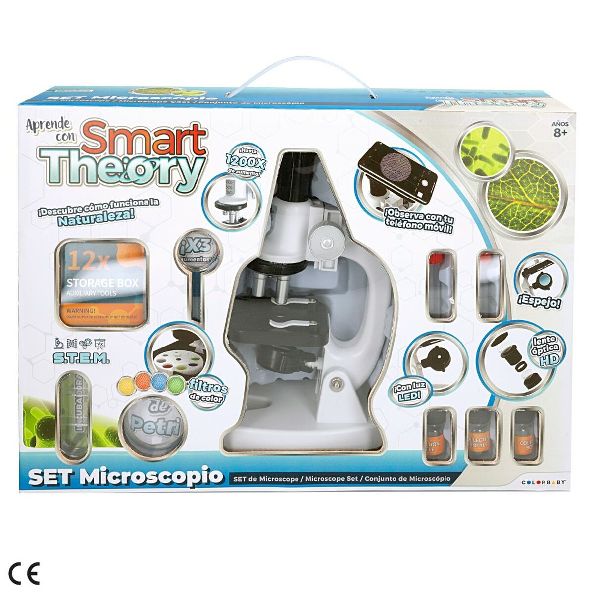 Микроскоп Colorbaby Smart Theory 2 броя-1