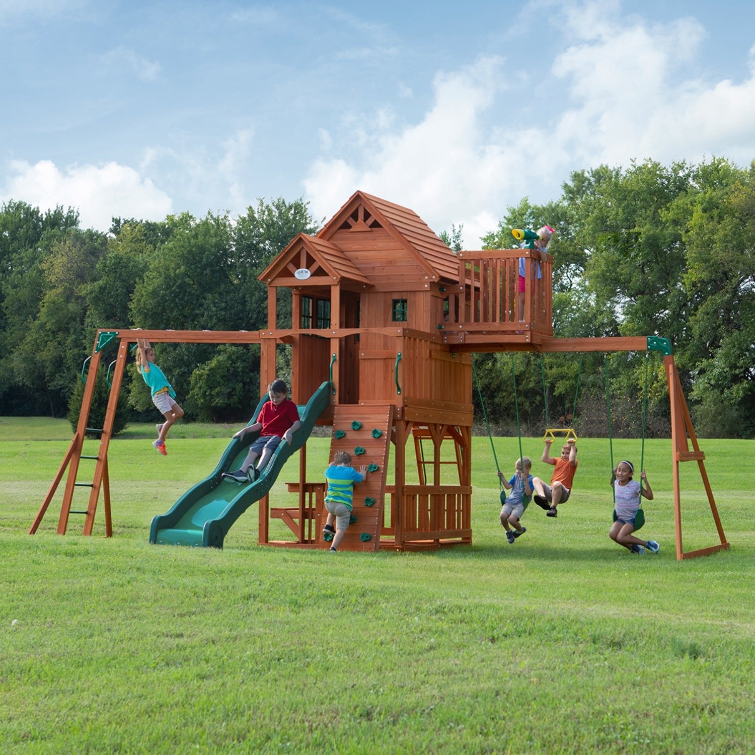 Backyard Discovery Skyfort II Play Centre-1