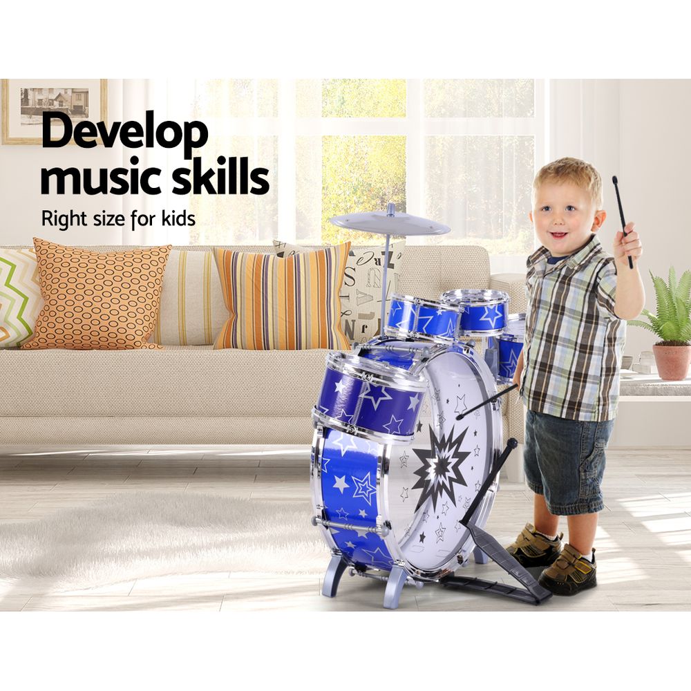 11 Piece Kids Drum Set-4