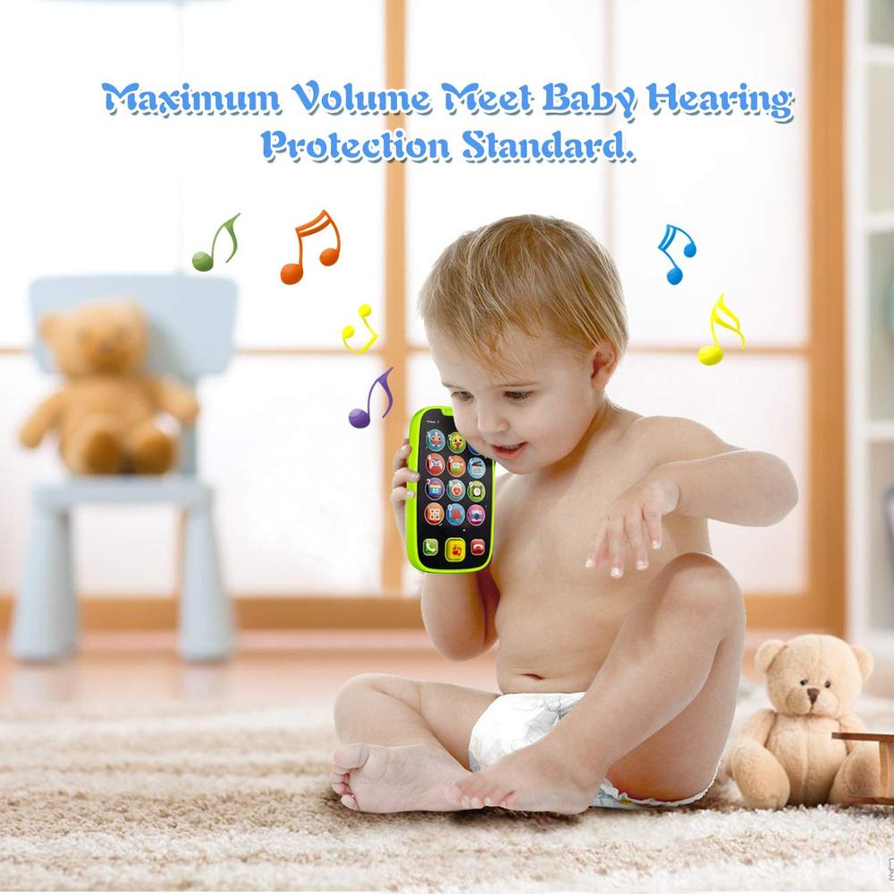 Educational toys Cellphone with LED Baby Kid Educational phone English Learning Mobile Phone Toy Chrismtas Gifts-1