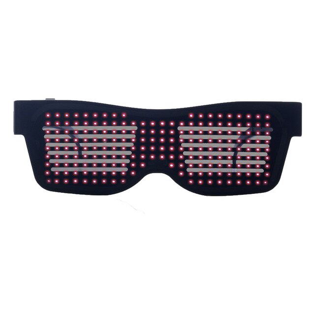 Magic Bluetooth LED Party Glasses APP Control Luminous Glasses EMD DJ Electric Syllables Glow Party Supplies Drop Shipping-7