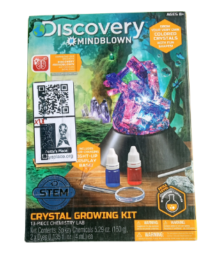 Discovery #Mindblown Crystal Growing Kit <Used Item-  Box Opened- Excellent Condition- Unused>