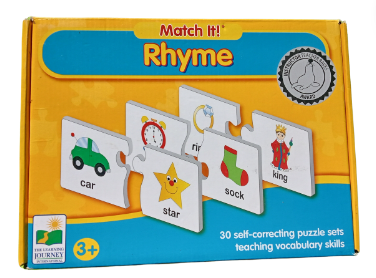 The Learning Journey: Match It! - Rhyme -  <Used Item- Great Condition>