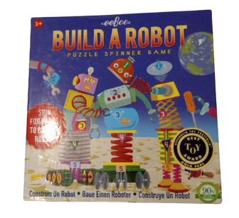 eeBoo Build a Robot Puzzle Spinner Game-  <Used Item- Excellent Condition>