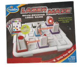 ThinkFun Laser Maze Game- 60 beginner to Expert Challenges! <Used Item- Excellent Condition>