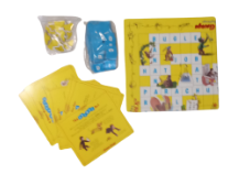 USAOPOLY Scrabble Junior Curious George <Used Item- Damaged Box- Excellent Condition>