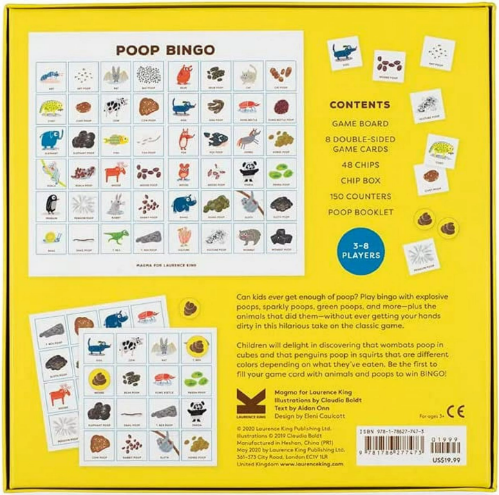 Poop Bingo- <Used Item- Open Box- Unused>