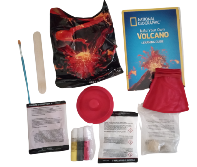 National Geographic STEM Series Build Your Own Volcano Science Kit- <Used Item-Complete and Unused>