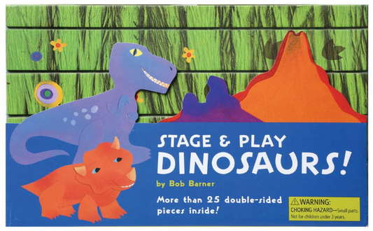 Stage & Play: Dinosaurs! <Used Item-Damaged Box- Excellent Condition>