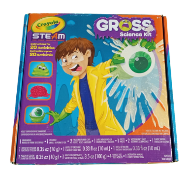 Crayola Gross Science Kits for Kids <Used Item-  Damaged Box- Never used>