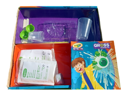 Crayola Gross Science Kits for Kids <Used Item-  Damaged Box- Never used>