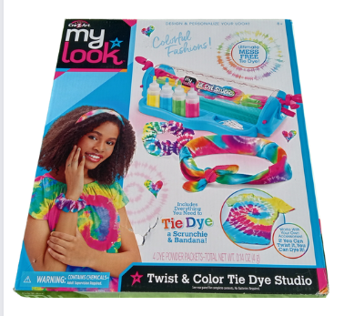 Cra-Z-Art My Look Twist Color Tie Dye Studio Activity Kit <Used Item-  Great condition>